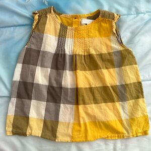 Beautiful Burberry top, lovely feel and colors. Size 3